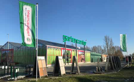 Glückstadt: Neubau Baumarkt mit Gartencenter